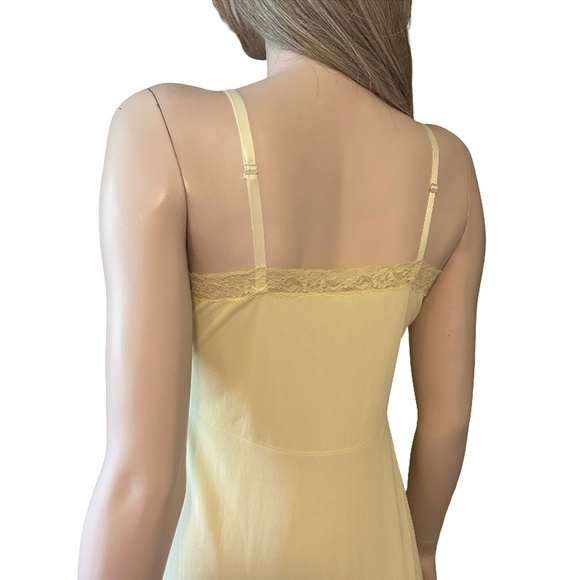 Luxite by Kayser Pinup Bombshell Lacy Full Slip Pleated Nylon Chiffon Vintage - Picture 12 of 16